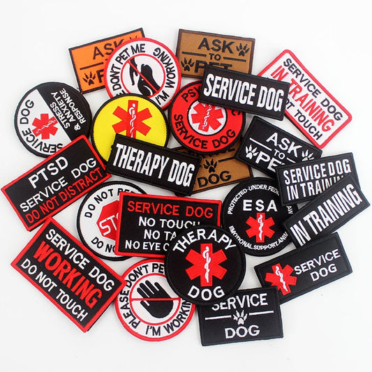 Therapy Service Dog Badges - The DogFather Inc