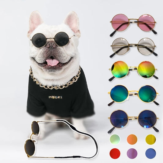 Vintage Round Sunglasses - The DogFather Inc